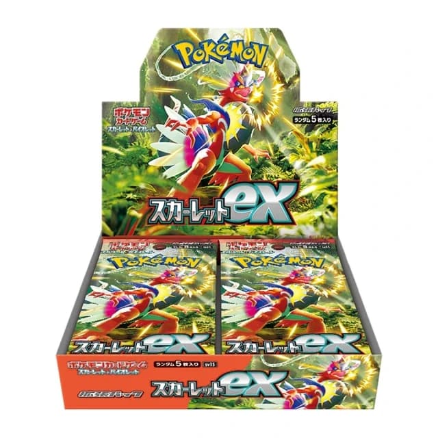 SV1S-Scarlet ex Japanese Pokemon Booster Box – Damaged Box