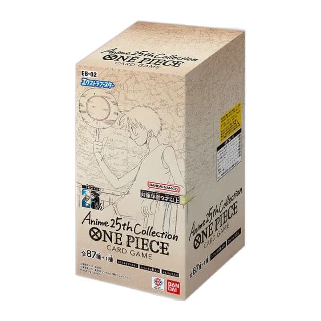 EB-02 Anime 25th collection Japanese One Piece Booster Box – Damaged Box