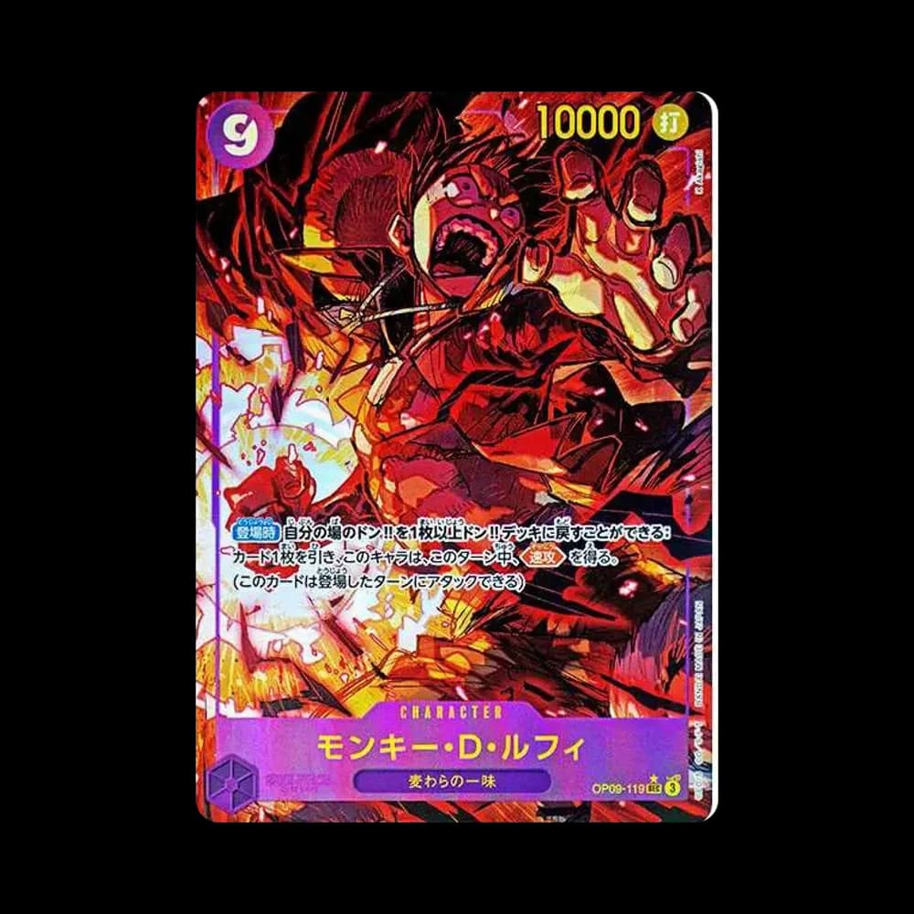PSA10 Monkey.D.Luffy SEC-P [OP09-119](Booster Pack “Emperors In The New World”)