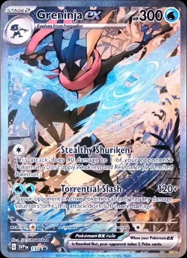 PSA10 Greninja ex P [SVP EN 132](Scarlet & Violet “Shrouded Fable Greninja ex Special Illustration Collection”)