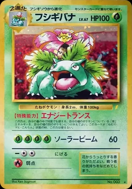 PSA10 Venusaur: Old Back/PROMO[PMCG-P No.003](PMCG-P Promotional cards)