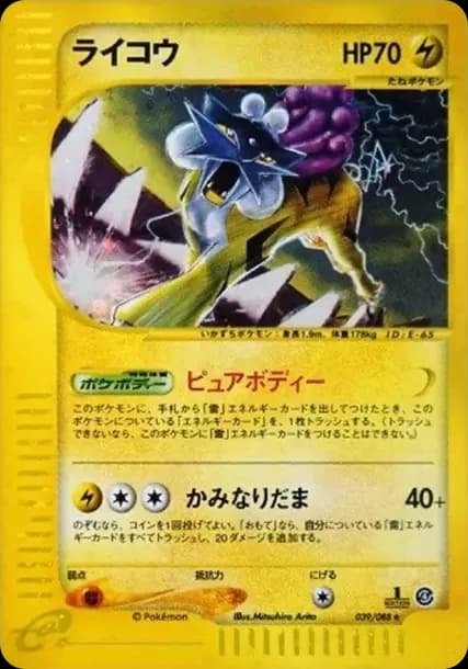 PSA10 Raikou :1ED [e4 039/088](Expansion Pack Vol.4 “Split Earth”)