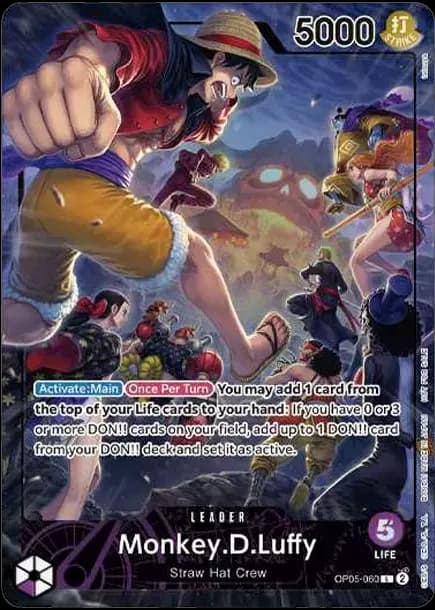PSA10 Monkey.D.Luffy L [OP05-060] [EN](PSA Exclusive Collaboration Promo Card)