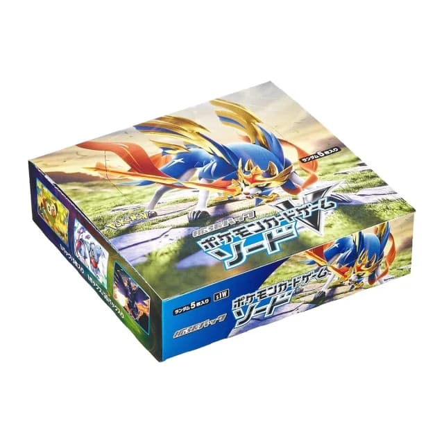 S1W-Sword V Japanese Pokemon Booster Box – Damaged Box