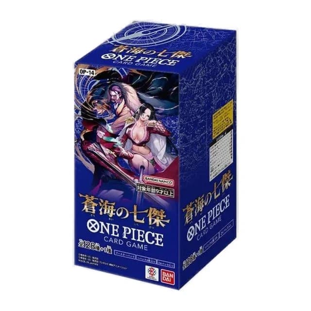 OP-14 The Azure Sea’s Seven Booster Japanese One Piece Booster Box – Damaged Box