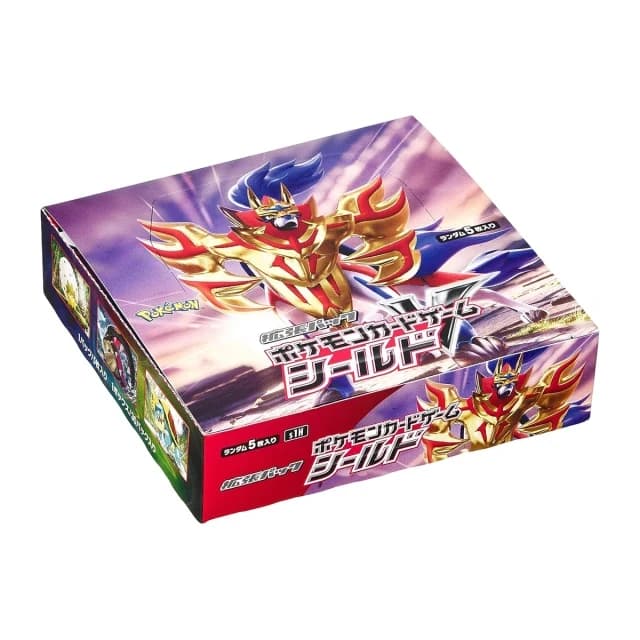 S1H-Shield V Japanese Pokemon Booster Box – Damaged Box